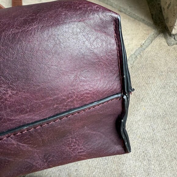 EMPIRE 3 PC TOTE CROSSBODY WRISTLET SET WOMEN'S BAG BurgundyTravel Vacation - Picture 6 of 16